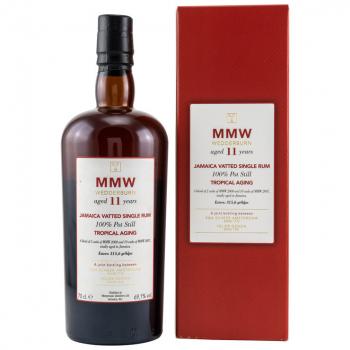MMW Wedderburn 11 Jahre und 69,1%/vol. Tropical Aging Scheer Velier Main Jamaica Vatted Single Rum - Rum aus Jamaika